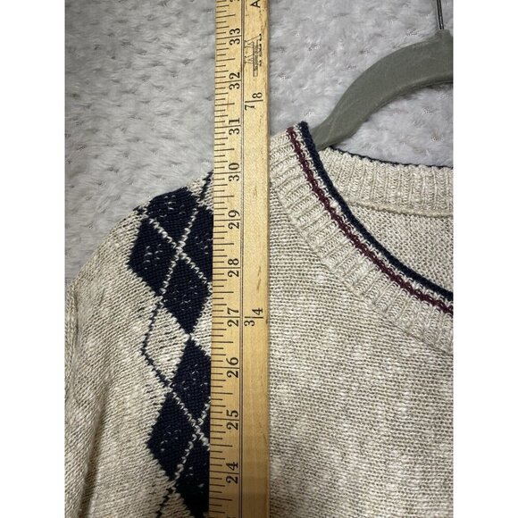 VTG Cypress Links Golf Sweater Mens XL Tapestry Knit USA Made Grandpa 90s AOP - Picture 10 of 10